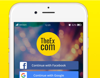 TheExCom - Signup Screen