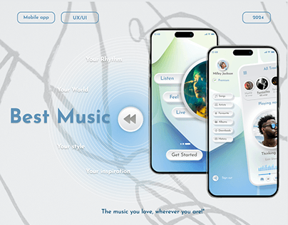 Design of a mobile music application