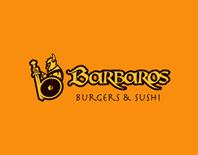 Logo "Barbaros" Burgers & Sushi