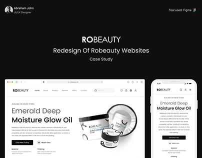 Project thumbnail - Redesign Of Robeauty E-commerce Case Study