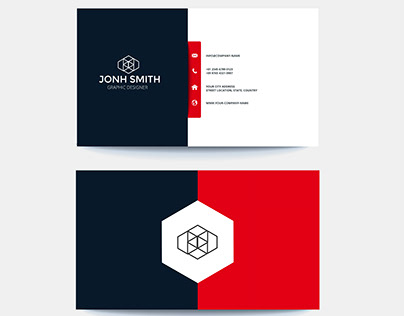 modern business card template design