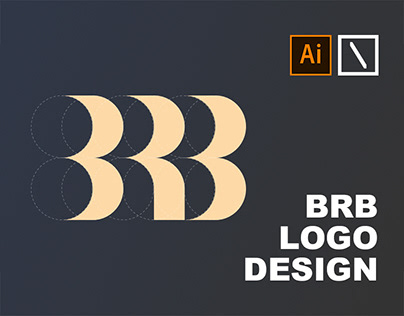 BRB Logo Design in Adobe Illustrator