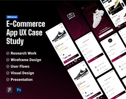 E-commerce Mobile app UX case study (Shoe commerce)