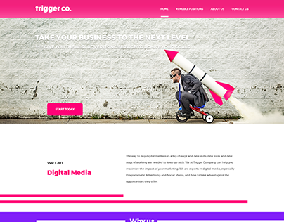 Trigger web design