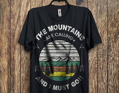 New mountain T-shirt Design