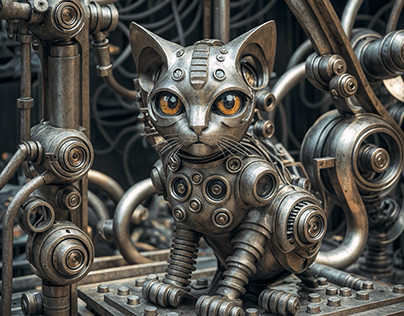 Project thumbnail - ⚙️ ROBOT CAT