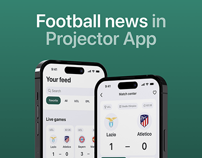 Projector — football news and statistic | Mobile App