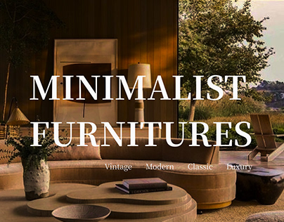 Project thumbnail - Minimalist Furniture Web Design | E-commerce Website