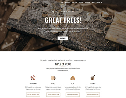 WS Wood – Responsive Carpenter Wordpress theme