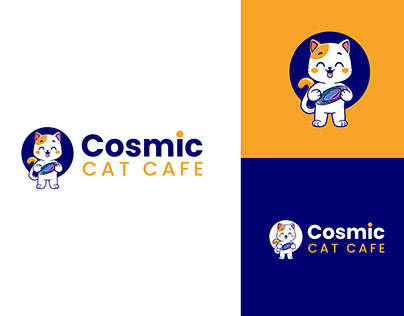 Project thumbnail - Cosmic Cat Cafe Branding/Logo Design