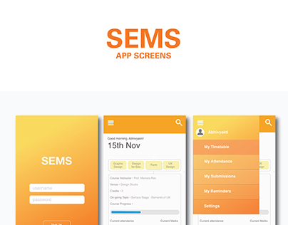 SEMS : An application for college students