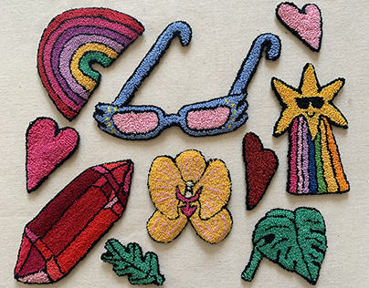 Hand Embroidered Patches