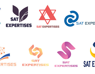 Sat Expertises Logo Designs