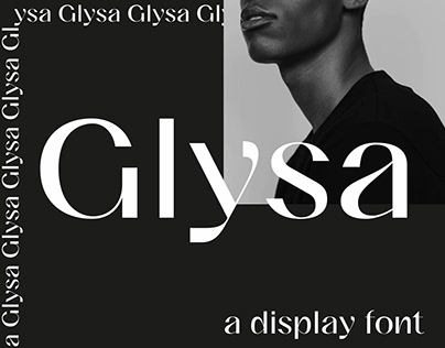 Glysa — a display font • Free for personal use