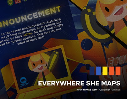 Everywhere She Maps | Event Poster