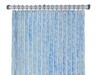 "Blind Curtain"- Custom curtain design.
