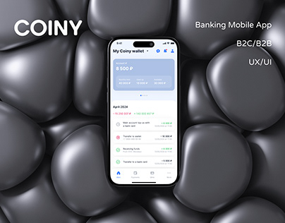 Project thumbnail - Mobile Banking App Coiny Wallet