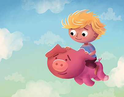 Little pig adventure - simi and piggy