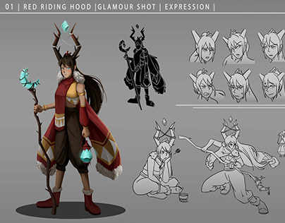 Concept Rendering - Red Riding Hood , A Fighter