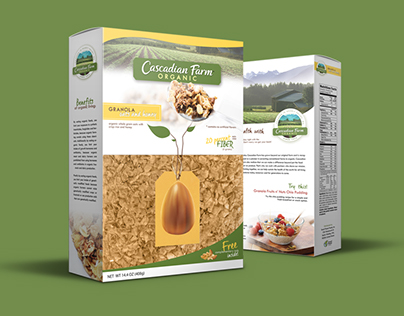 Cascadian Farm Organic | Cereal Box Re-design