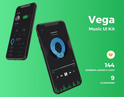 Vega - Music IOS UI Kit
