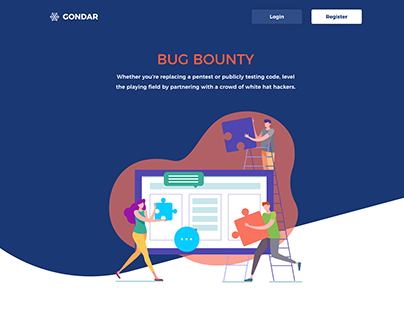 Gondar - Bug Bounty Platform - Landing page