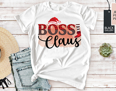 Girl Boss Christmas Sublimation