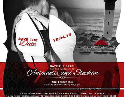Save the Date - Wedding at The Oyster Box