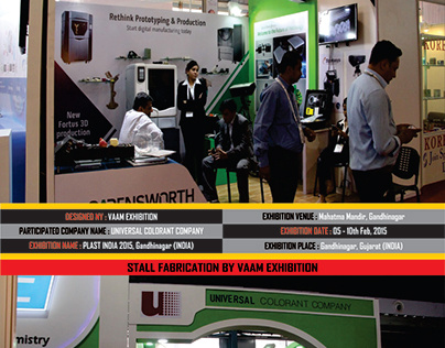 PLAST INDIA #STALL #FABRICATION BY VAAM EXHIBITION.