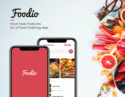 Foodio - A UX Case Study for Food Ordering Apps