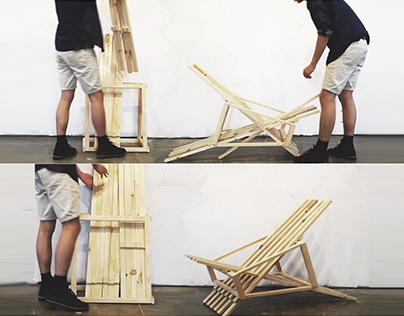 Deconstructable Lounge Chair