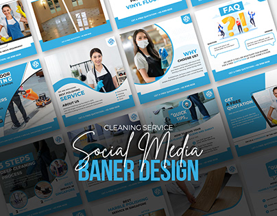 Cleaning Service Social Media Banner