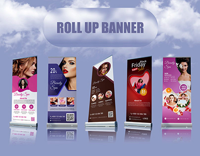 Beauty Salon Roll Up Banner