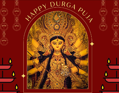 Happy Durga Puja Projects | Photos, videos, logos, illustrations and  branding on Behance
