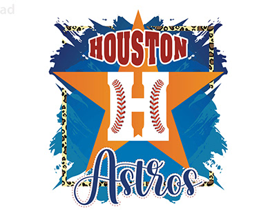 Sports T-Shirt Design, Houston Astros.