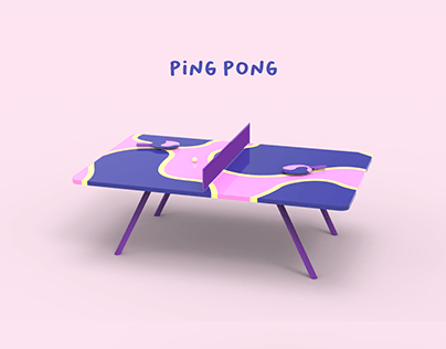 Concept Design - Ping pong & Foosball table