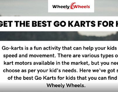 Get the Best Go Karts for Kids!