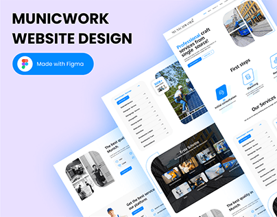 Munic work modern creative website design