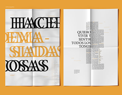 Afiche Tipográfico | Tiografía 2 Cosgaya
