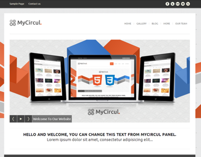MyCircul - Creative WordPress Portfolio Theme