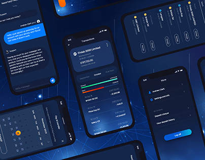 UI/UX design for Finance App