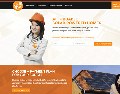 Solar Living Website