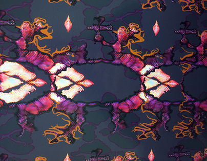 Kaleidoscope Dream Repeat Pattern