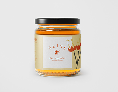 REINE ✸ Identité visuelle pour une marque de miel