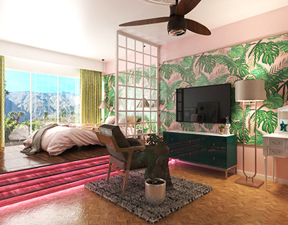 Palm Spring Bedroom