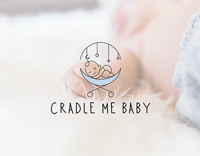 Minimal Cradle Logo Design