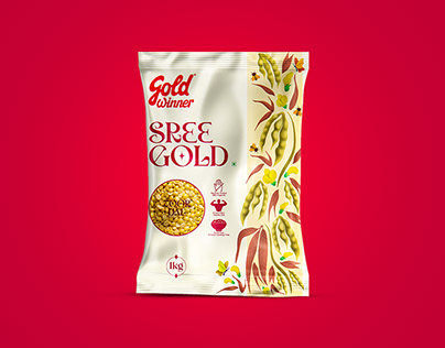 Sree Gold Toor Dal | Unpublished packaging design