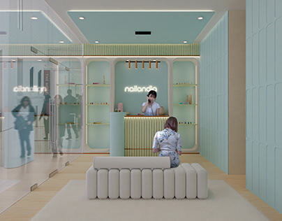 Nail Salon Interior Design Project 2023