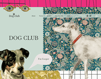 Website for hotel Dog Club UI/UX