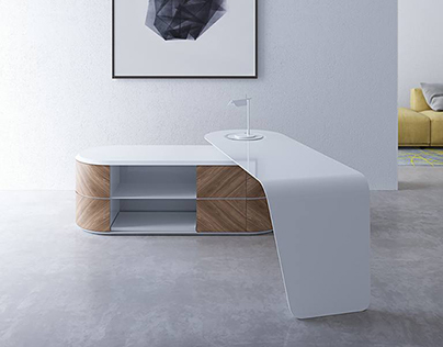 Kaniv Desk - Furniture Rendering for GUAL